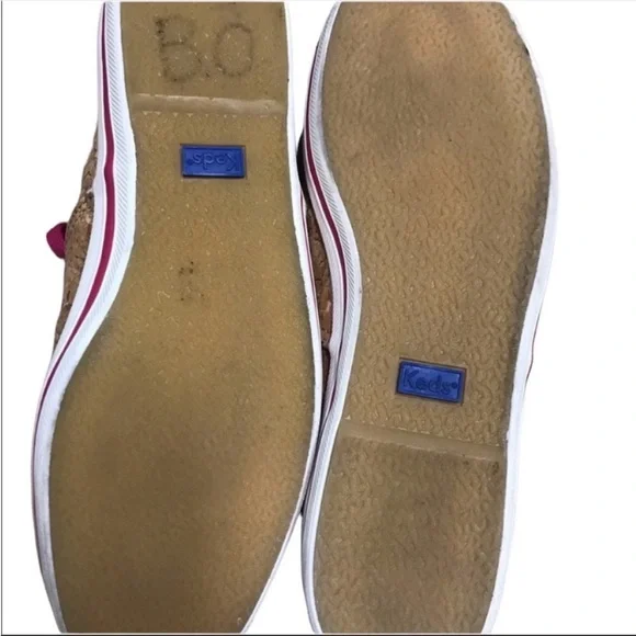 Keds Kate Spade corky lipstick pink sneakers. Size 7.5 - Picture 7 of 10